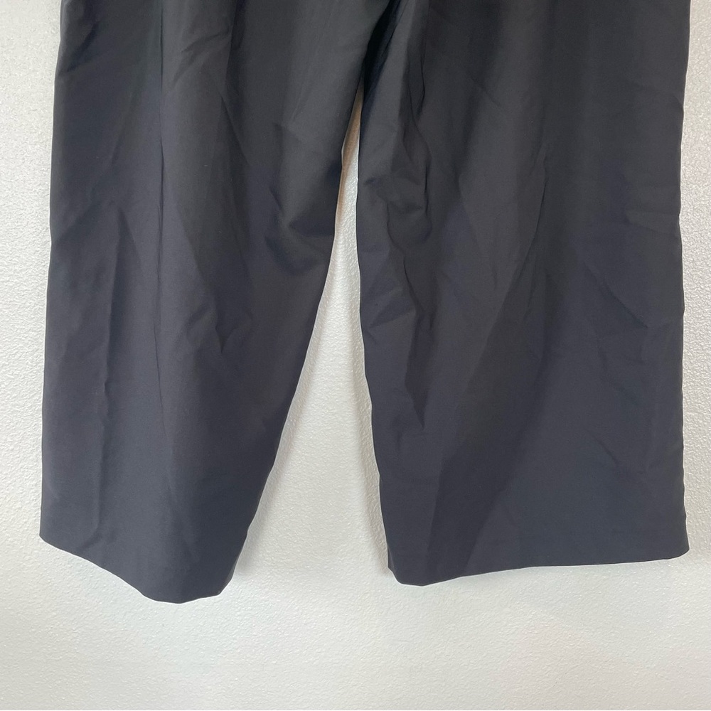 Studio By Torrid Wide Leg Refined Crepe High Rise Pants Gold Buttons Size 3S - Picture 4 of 9